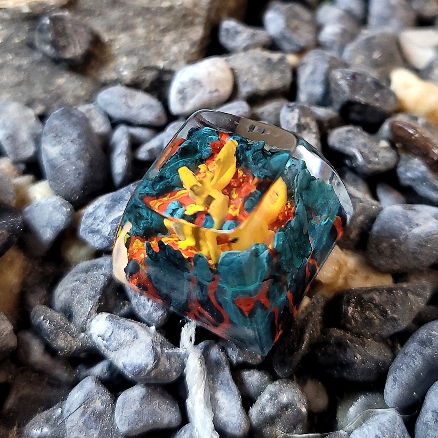 [DE] Pokemon Charizard Artisan Keycaps