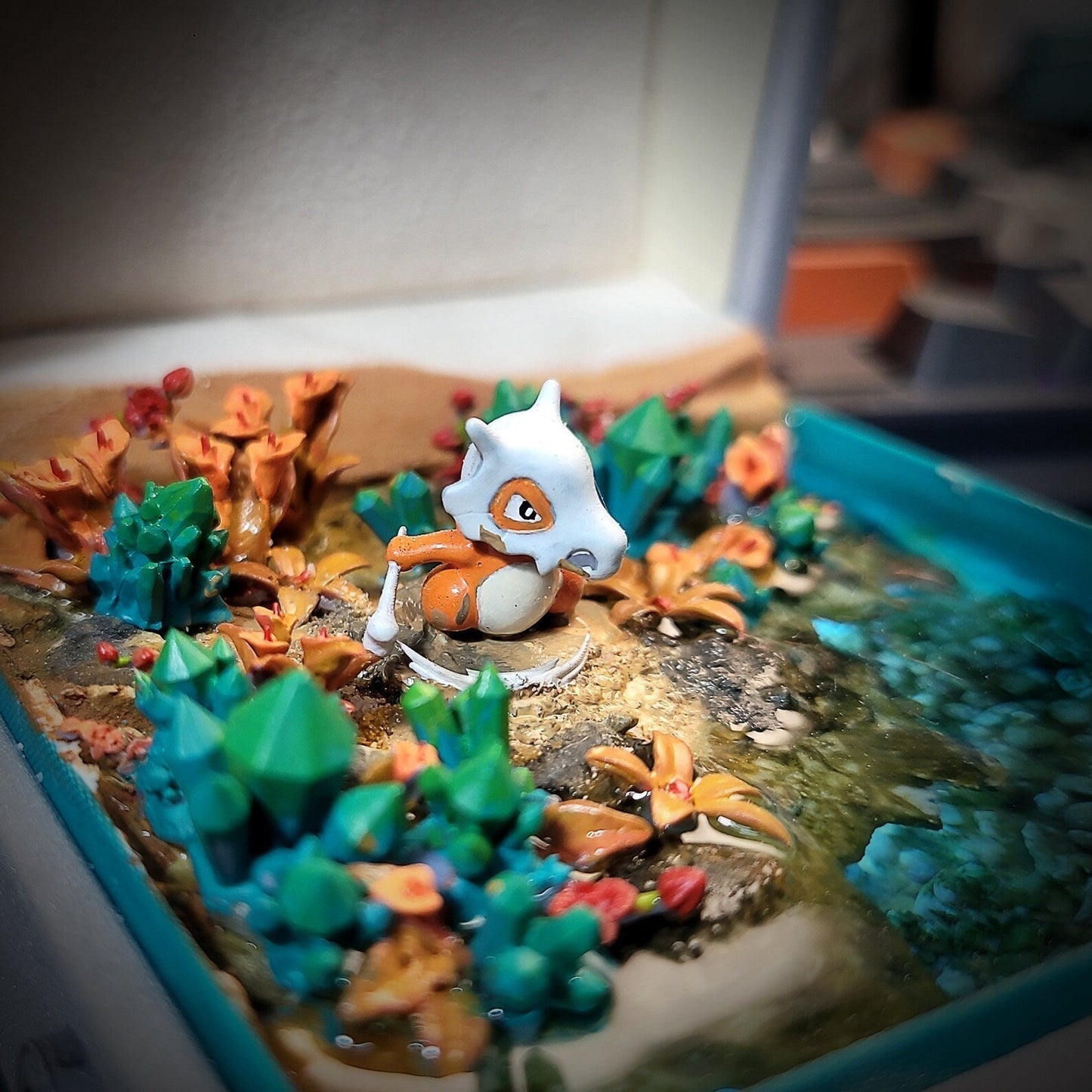 [DE] Pokemon Cubone Garagara Island Diorama Treasure Mistery Box Gift