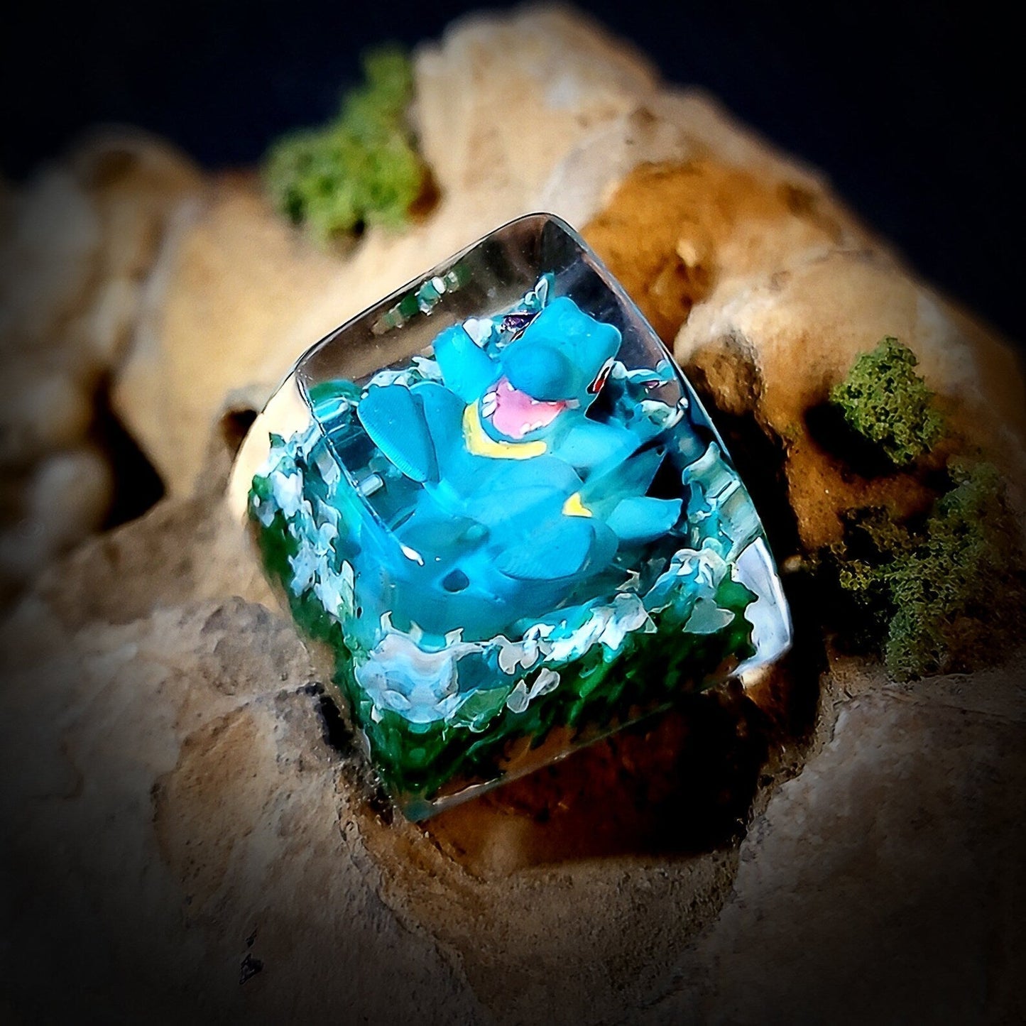 [DE] Pokemon Totodile Artisan Keycaps