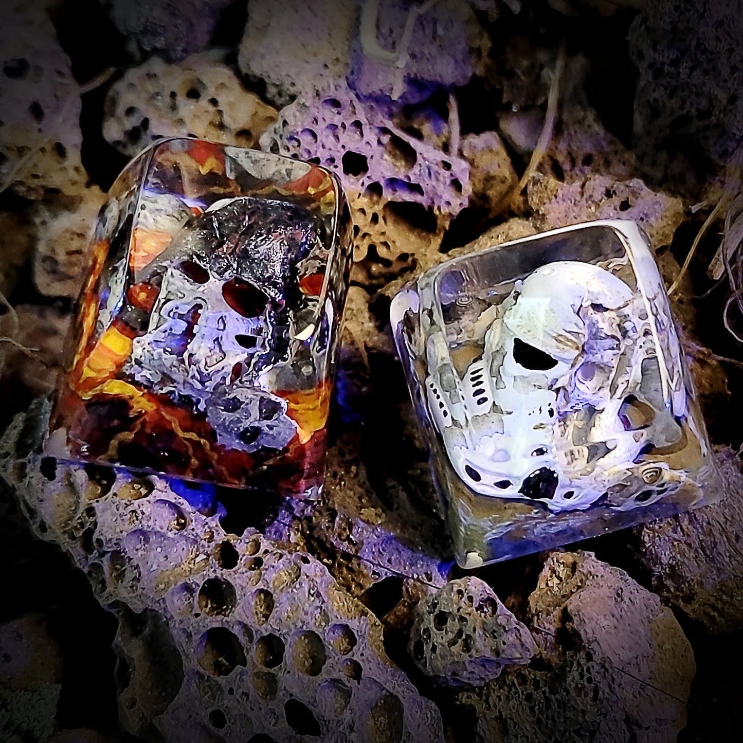 [DE] Star Wars Stormtrooper Artisan Keycaps Epoxy Resin