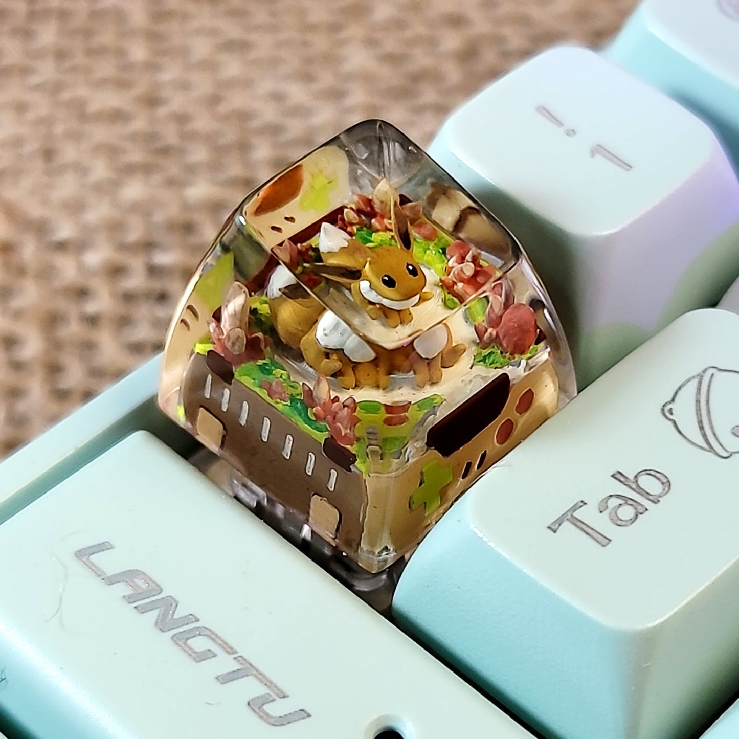 [DE] Pokemon Eevee Artisan Keycaps