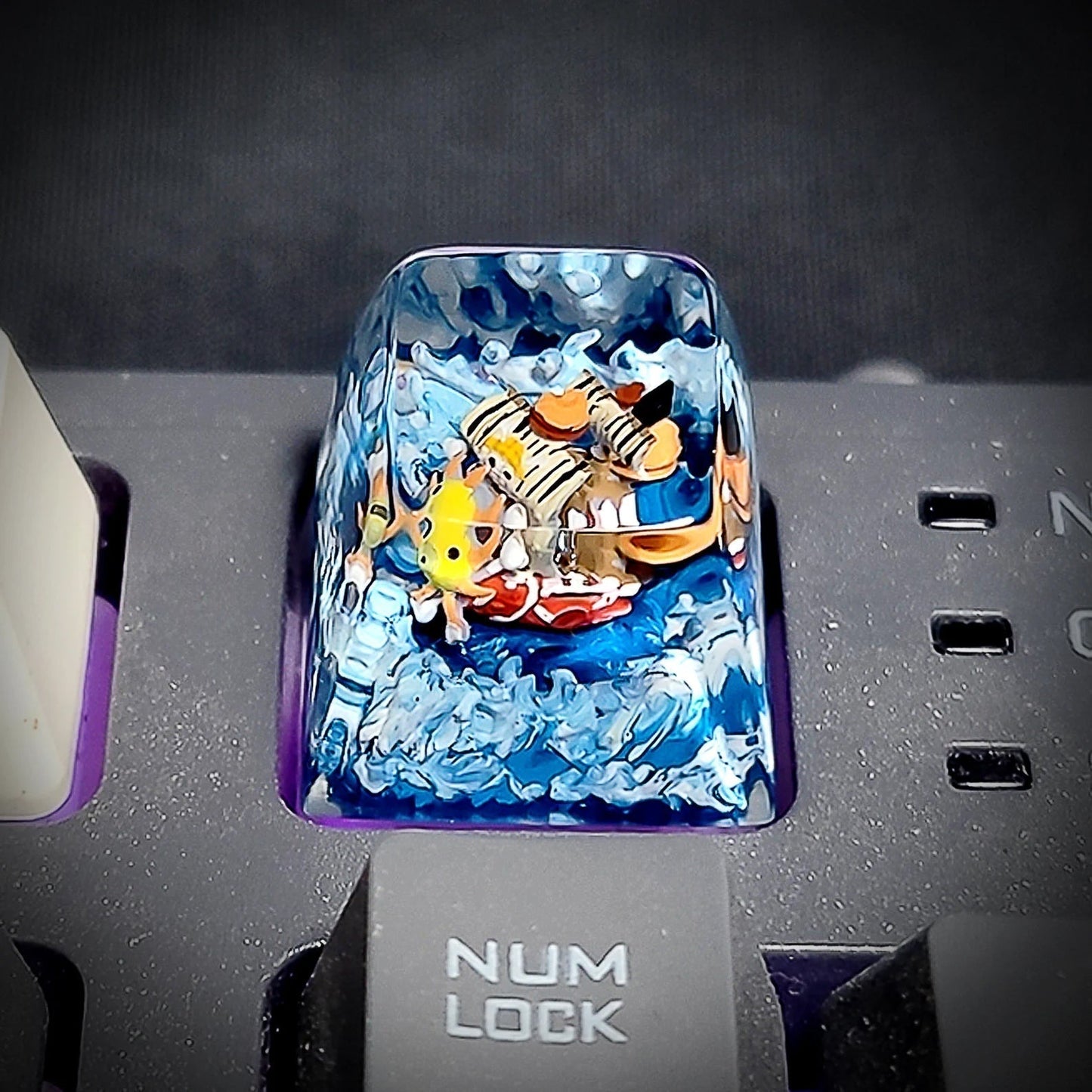 [DE] One Piece Luffy Gear Sunny Pirates Going Merry Keyboard Knob Artisan Keycaps