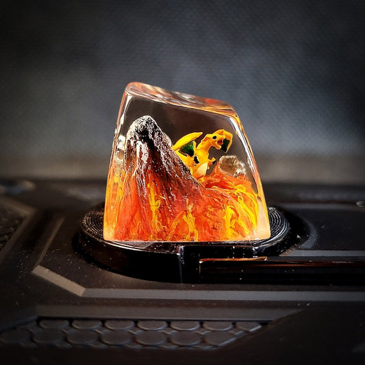 [DE] Pokemon Charizard 2.0 Artisan Keycaps