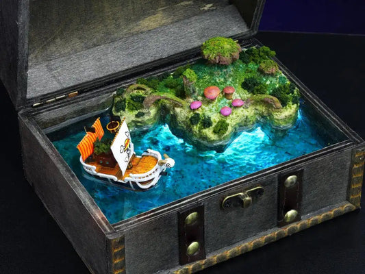 [DE] One Piece Going Merry Treasure Mistery Box Gift