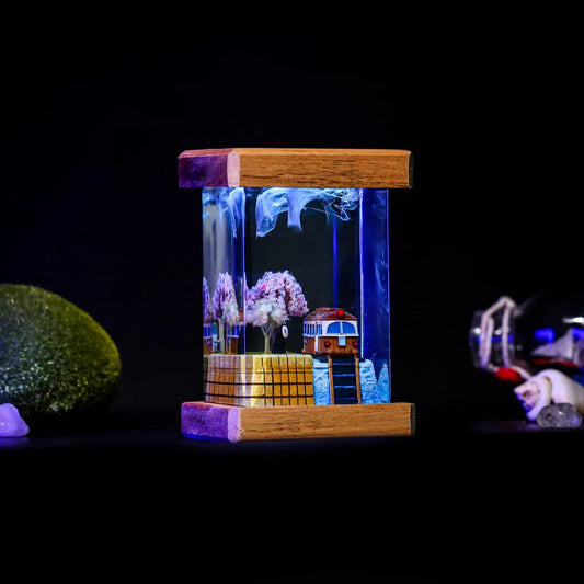 [DE] Spirited Away No Face Faceless Epoxy Resin Lamp, Night Light