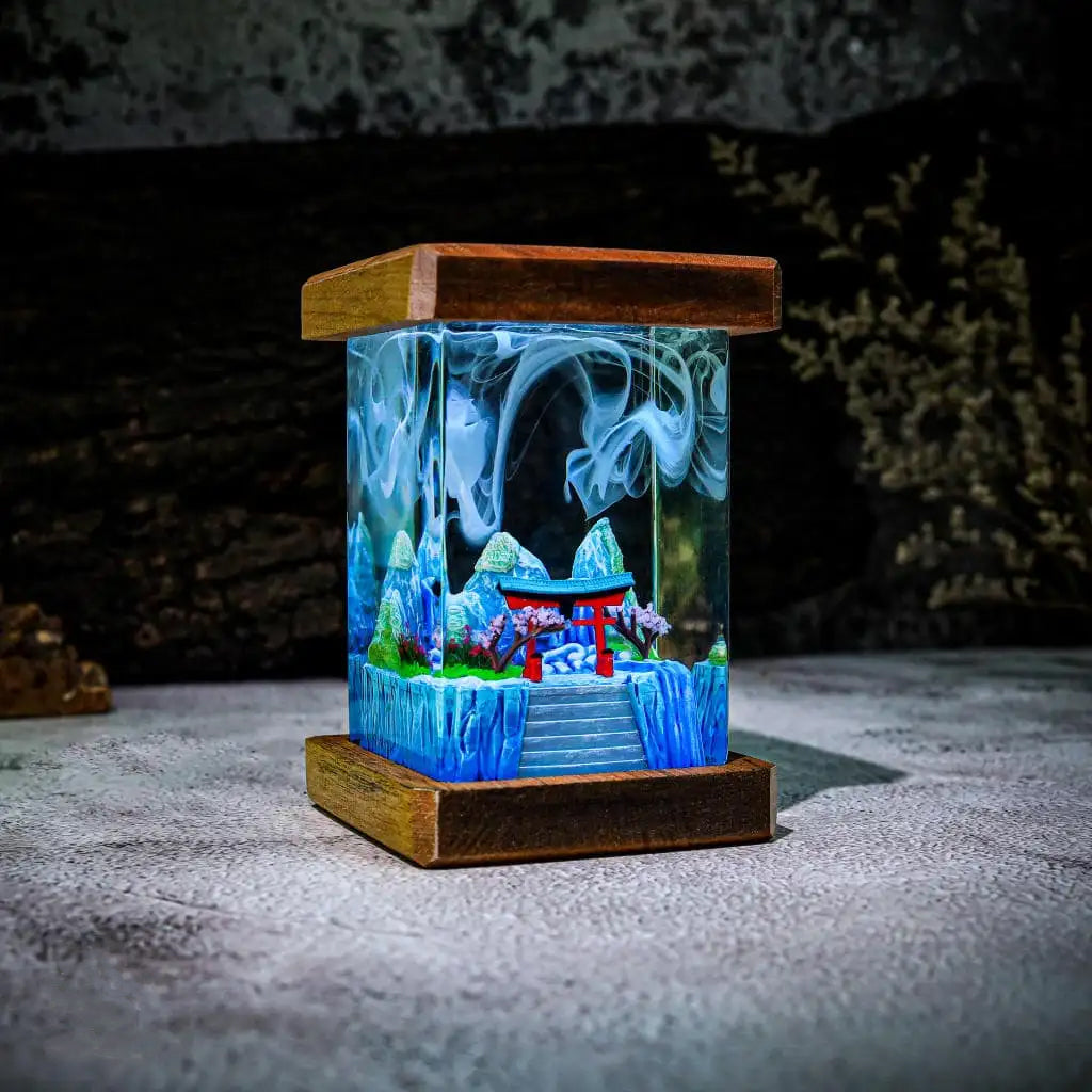 [DE] Torii Gate Epoxy Night Light Ver 2 Epoxy Resin Lamp, Night Light