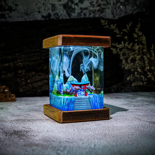 [DE] Torii Gate Epoxy Night Light Ver 2 Epoxy Resin Lamp, Night Light