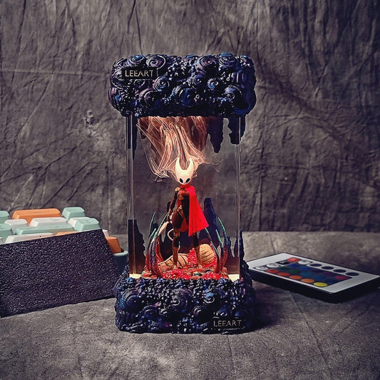 Hornet Hollow Knight Diorama Epoxy Resin Lamp - ArtFIGU