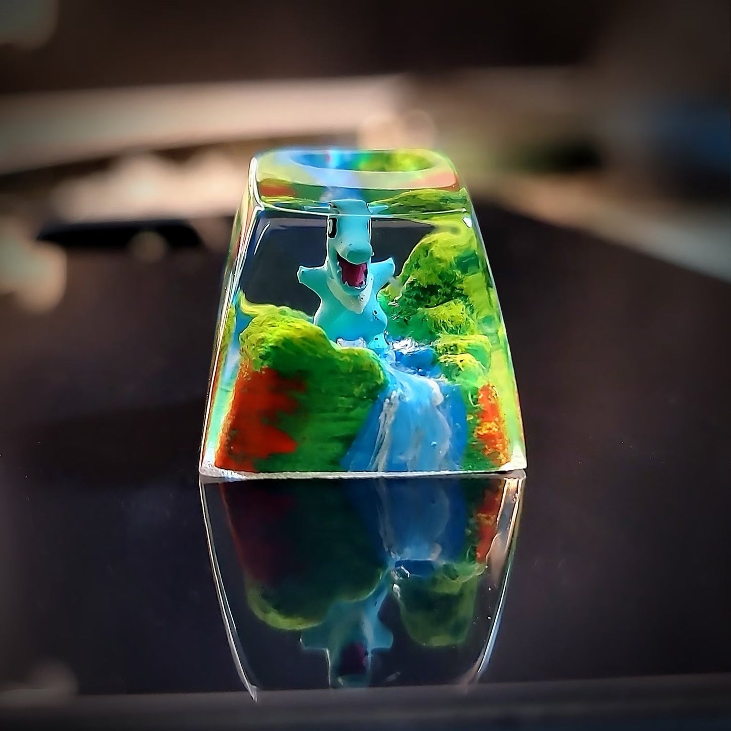 [DE] Pokemon Totodile Artisan Keycaps