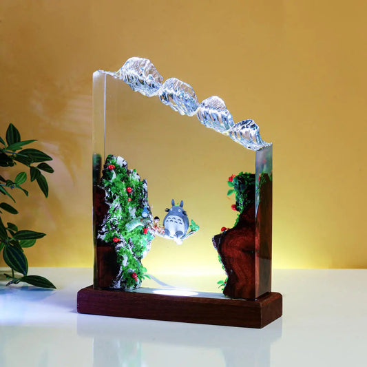 [DE] Totoro Ghibli Epoxy Resin Lamp, Night Light