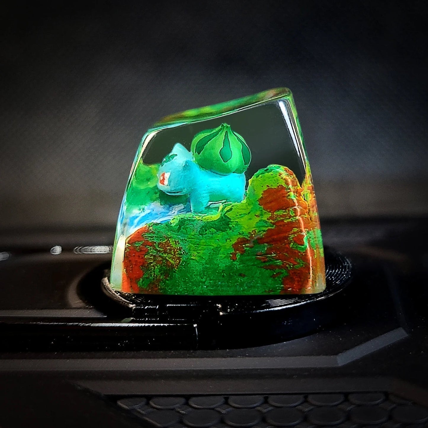 [DE] Pokemon Bulbasaur Fushigidane Artisan Keycaps