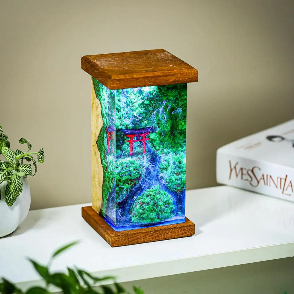 [DE] Torii Gate Epoxy Resin Lamp, Night Light