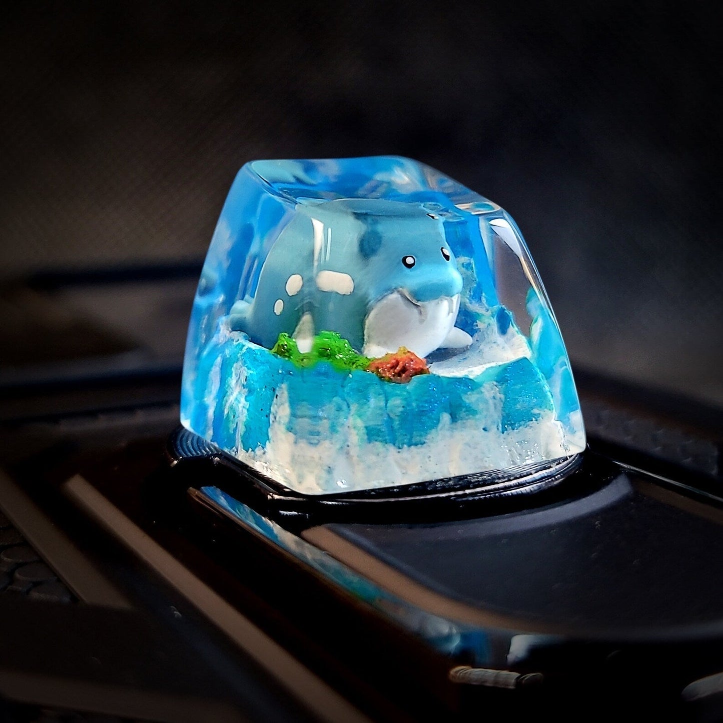 [DE] Pokemon Spheal Artisan Keycaps