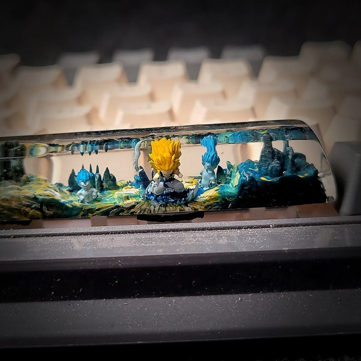 [DE] Dragon Ball Spacebar Artisan Keycaps