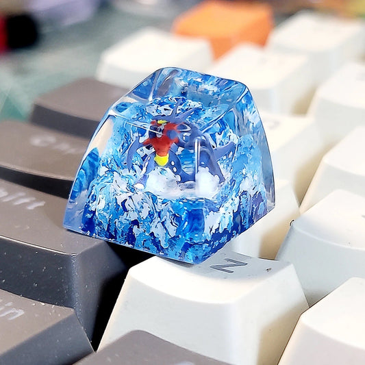 [DE] Pokemon Garchomp Artisan Keycaps