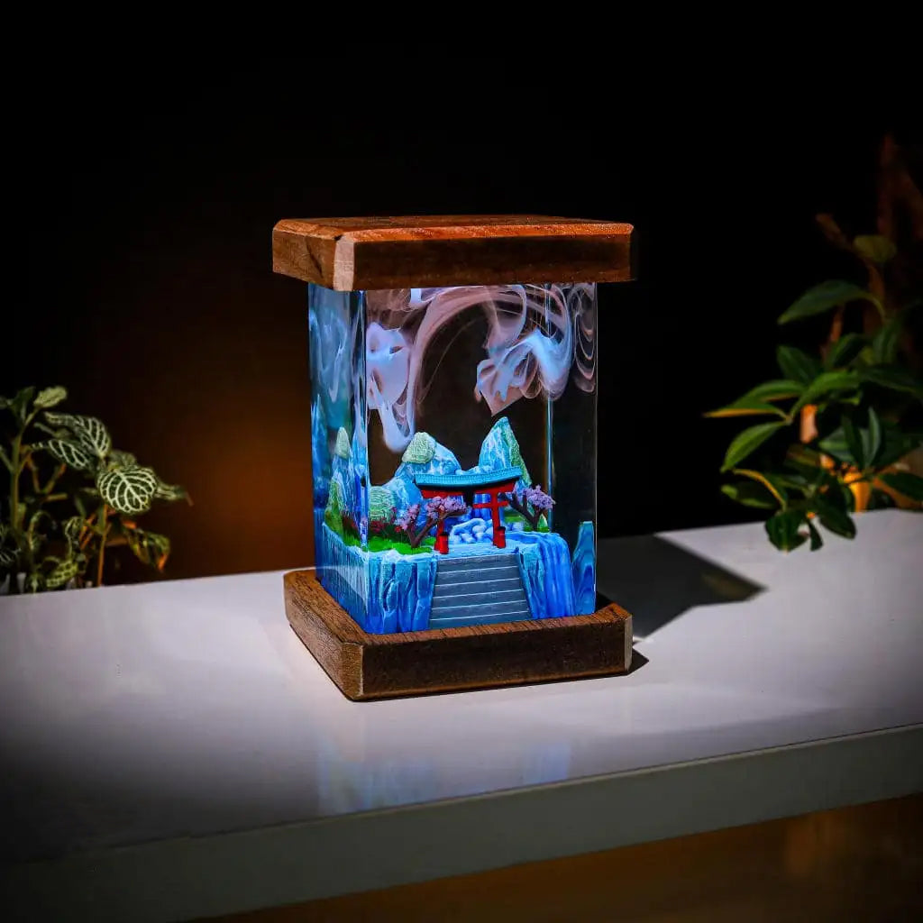 [DE] Torii Gate Epoxy Night Light Ver 2 Epoxy Resin Lamp, Night Light