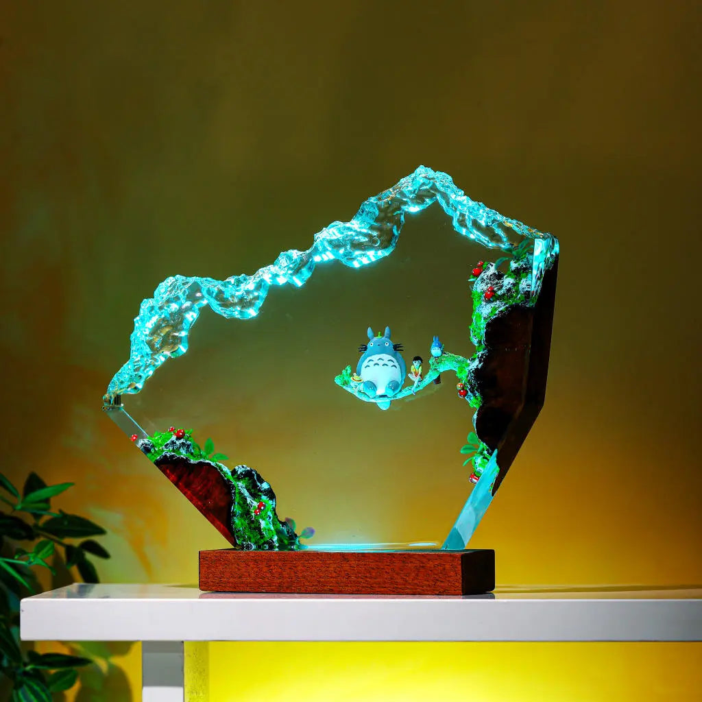 [DE] Totoro Ghibli Epoxy Resin Lamp, Night Light