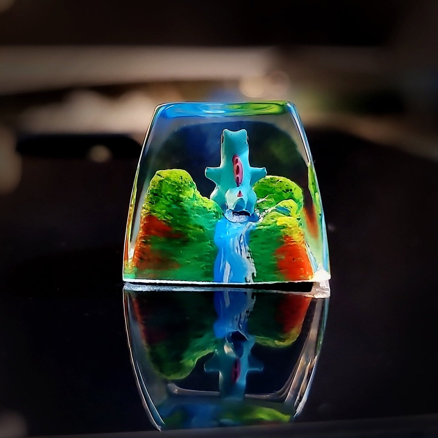 [DE] Pokemon Totodile Artisan Keycaps