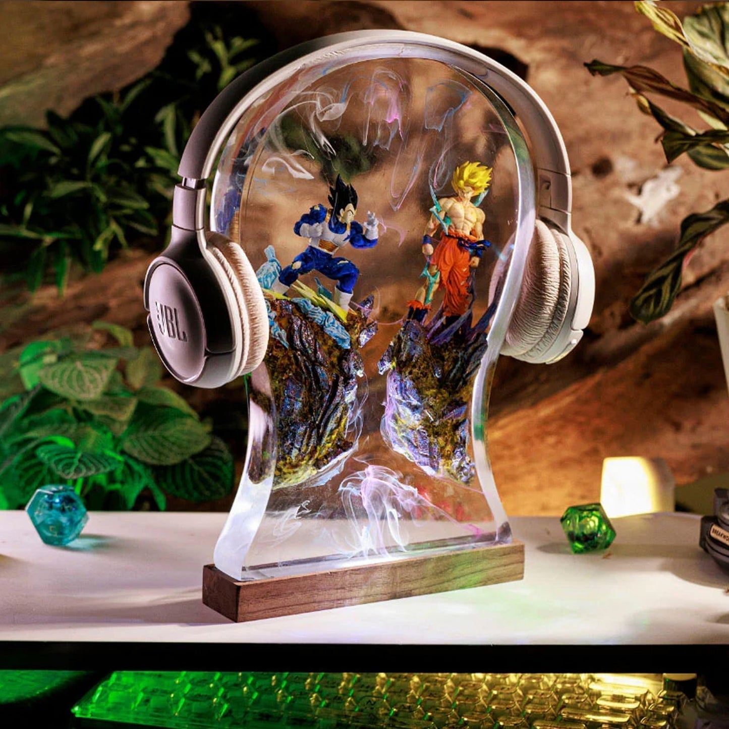[DE] Dragon Ball Vegeta Goku Headphone Stand