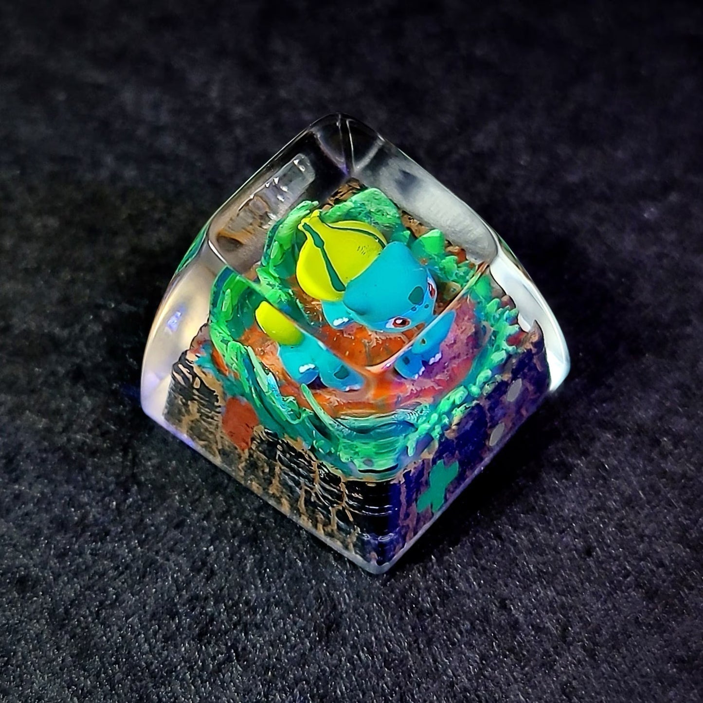 [DE] Pokemon Bulbasaur Artisan Keycaps