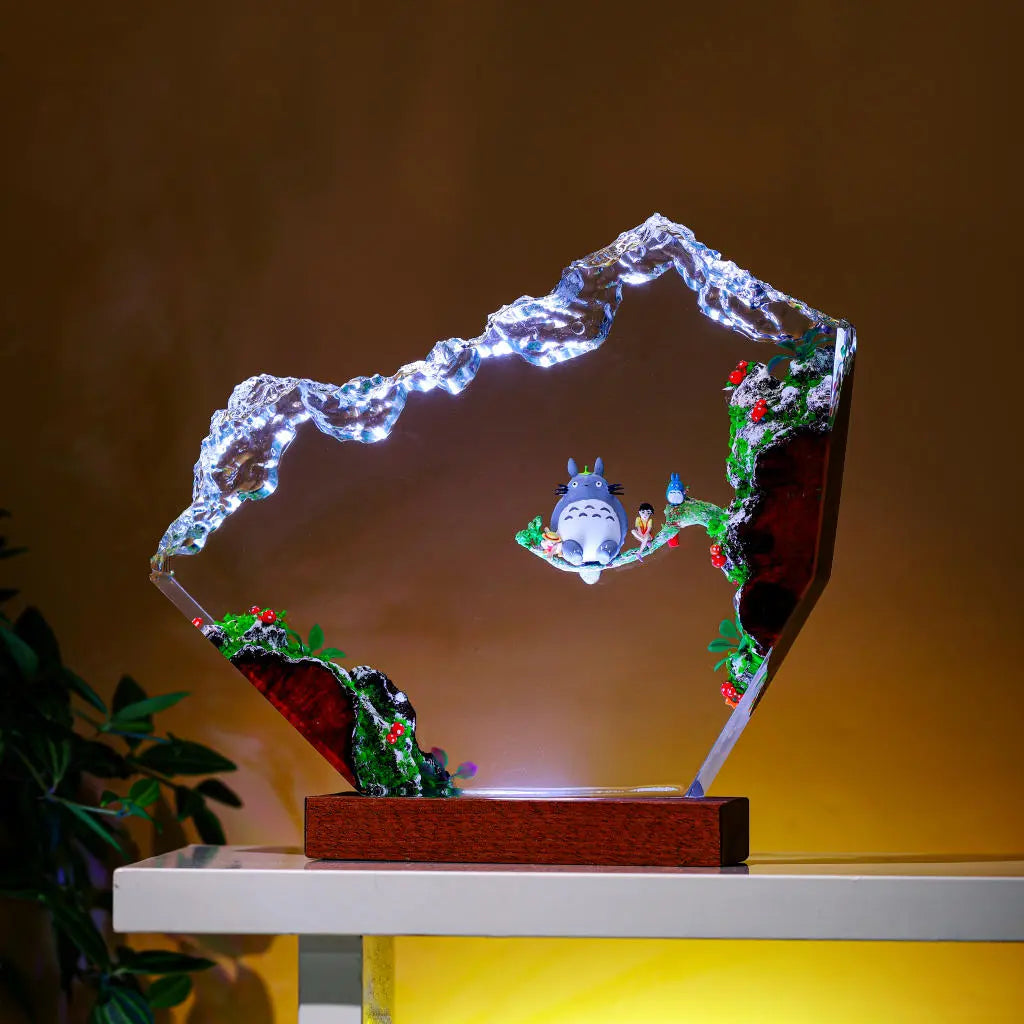 [DE] Totoro Ghibli Epoxy Resin Lamp, Night Light