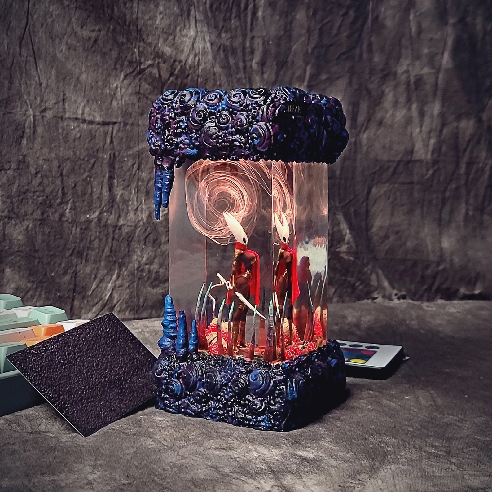 Hornet Hollow Knight Diorama Epoxy Resin Lamp - ArtFIGU