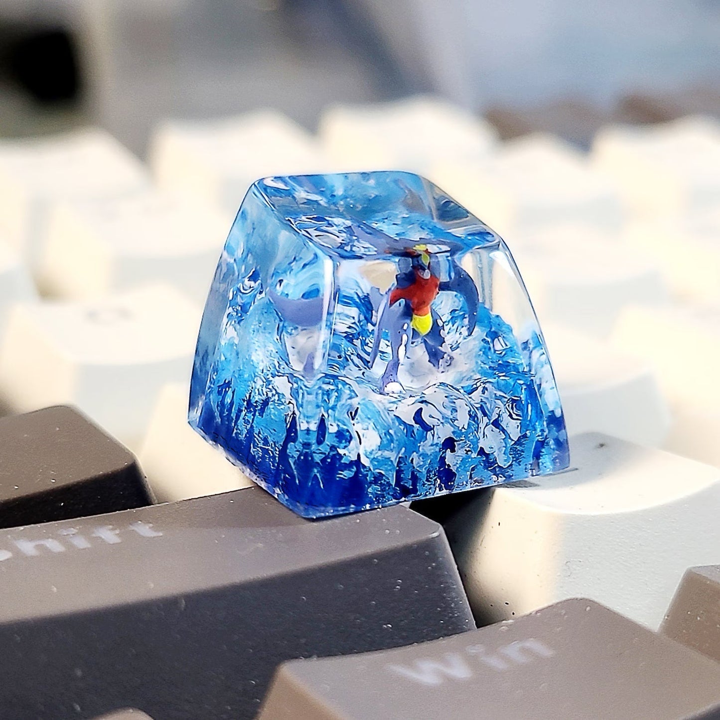 [DE] Pokemon Garchomp Artisan Keycaps