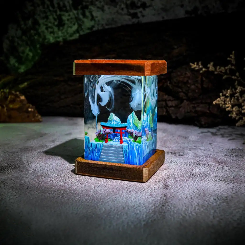 [DE] Torii Gate Epoxy Night Light Ver 2 Epoxy Resin Lamp, Night Light