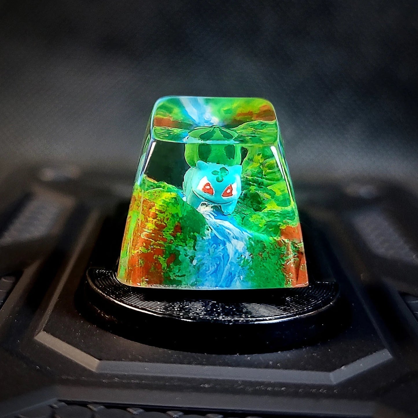 [DE] Pokemon Bulbasaur Fushigidane Artisan Keycaps