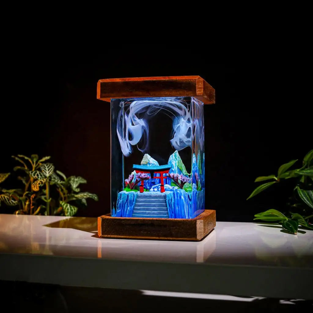 [DE] Torii Gate Epoxy Night Light Ver 2 Epoxy Resin Lamp, Night Light