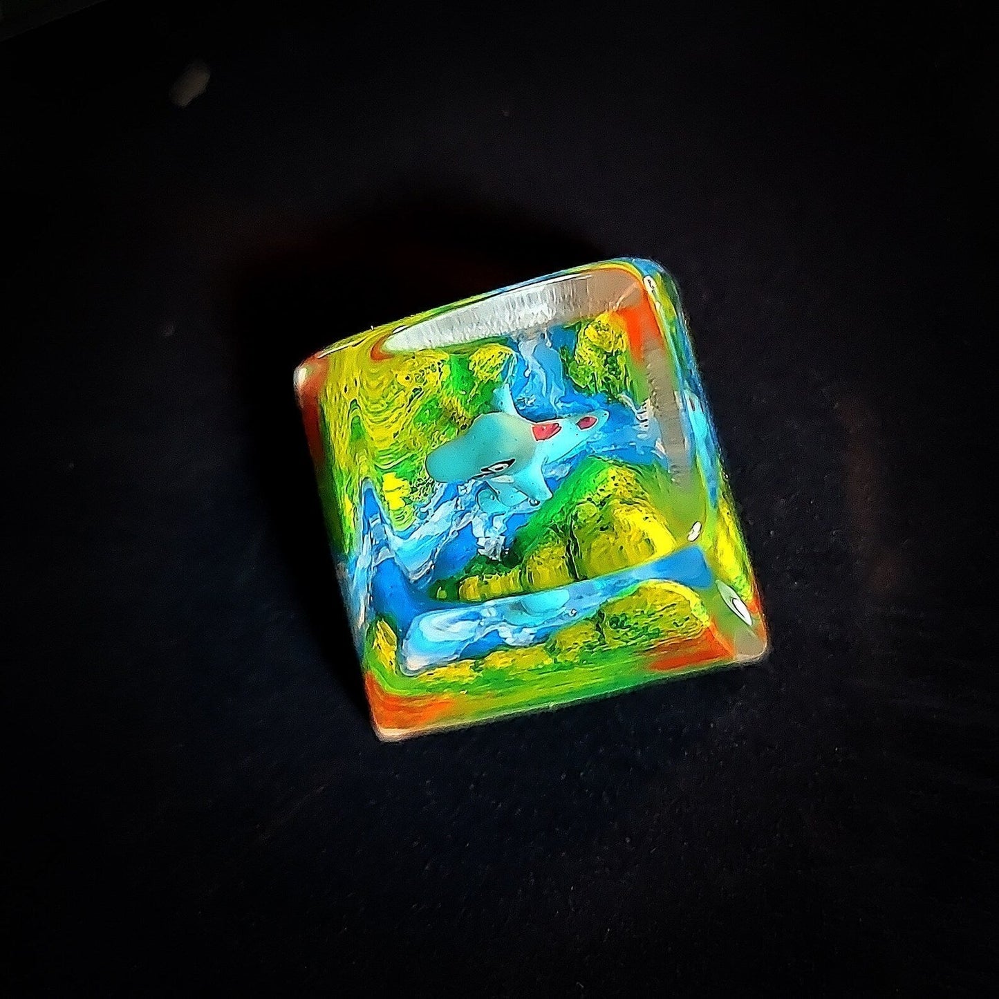 [DE] Pokemon Totodile Artisan Keycaps
