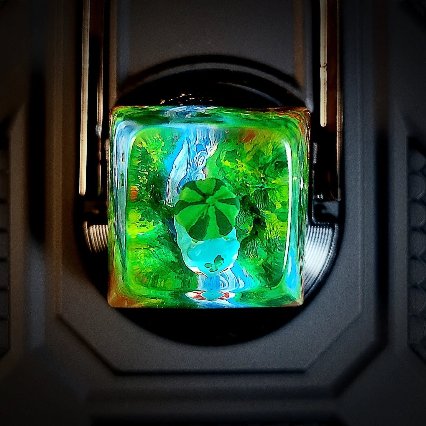 [DE] Pokemon Bulbasaur Fushigidane Artisan Keycaps