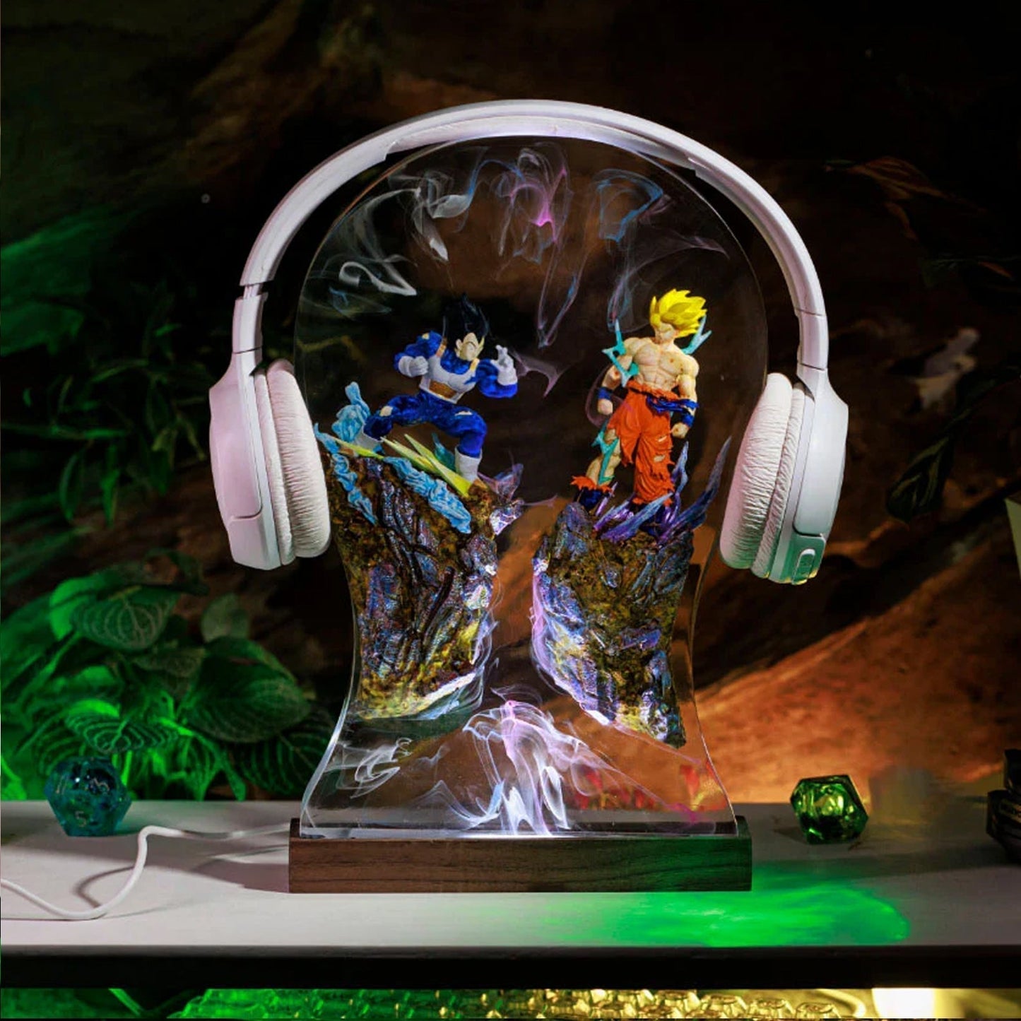 [DE] Dragon Ball Vegeta Goku Headphone Stand