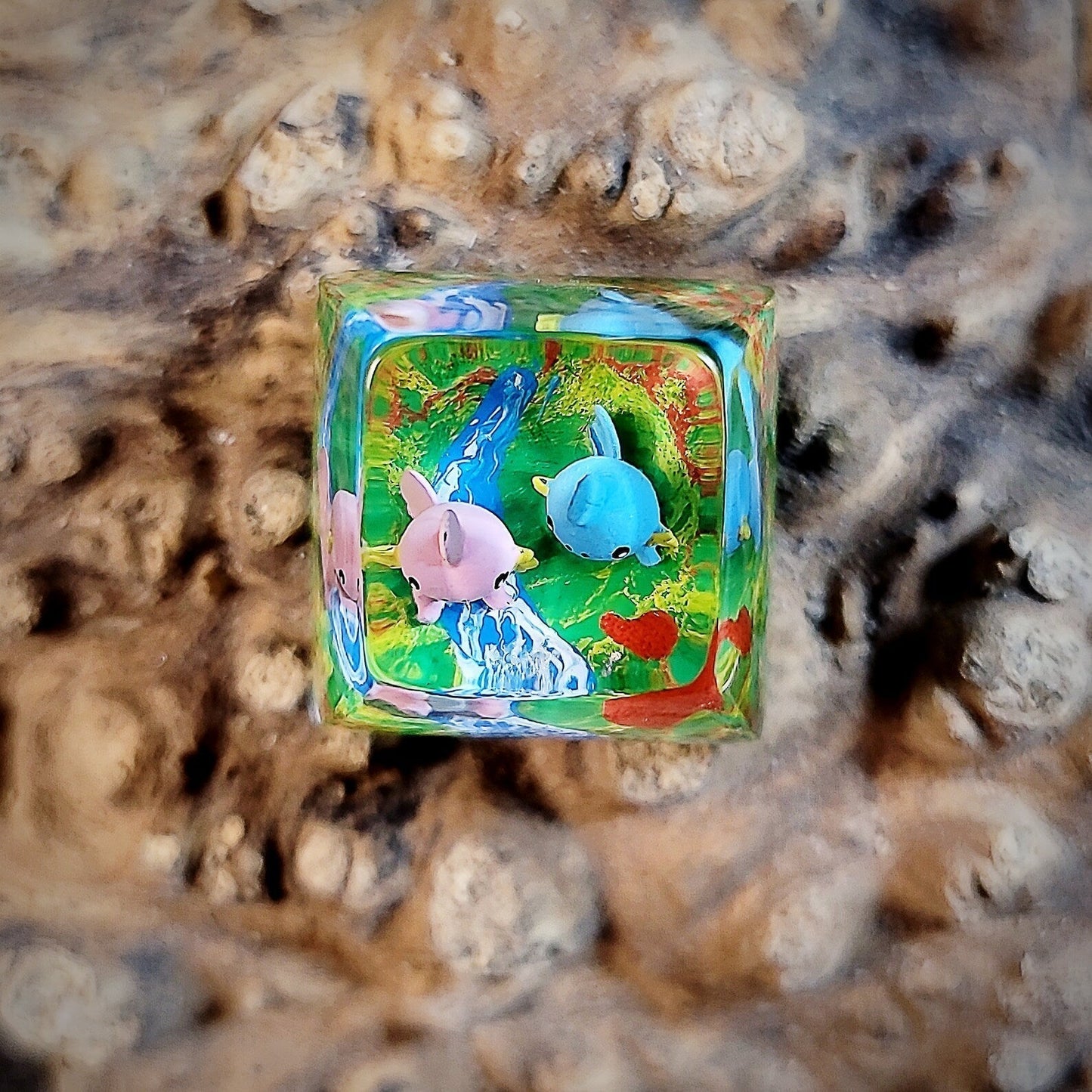 [DE] Pokemon Mudkip Shiny Mudkip Artisan Keycaps