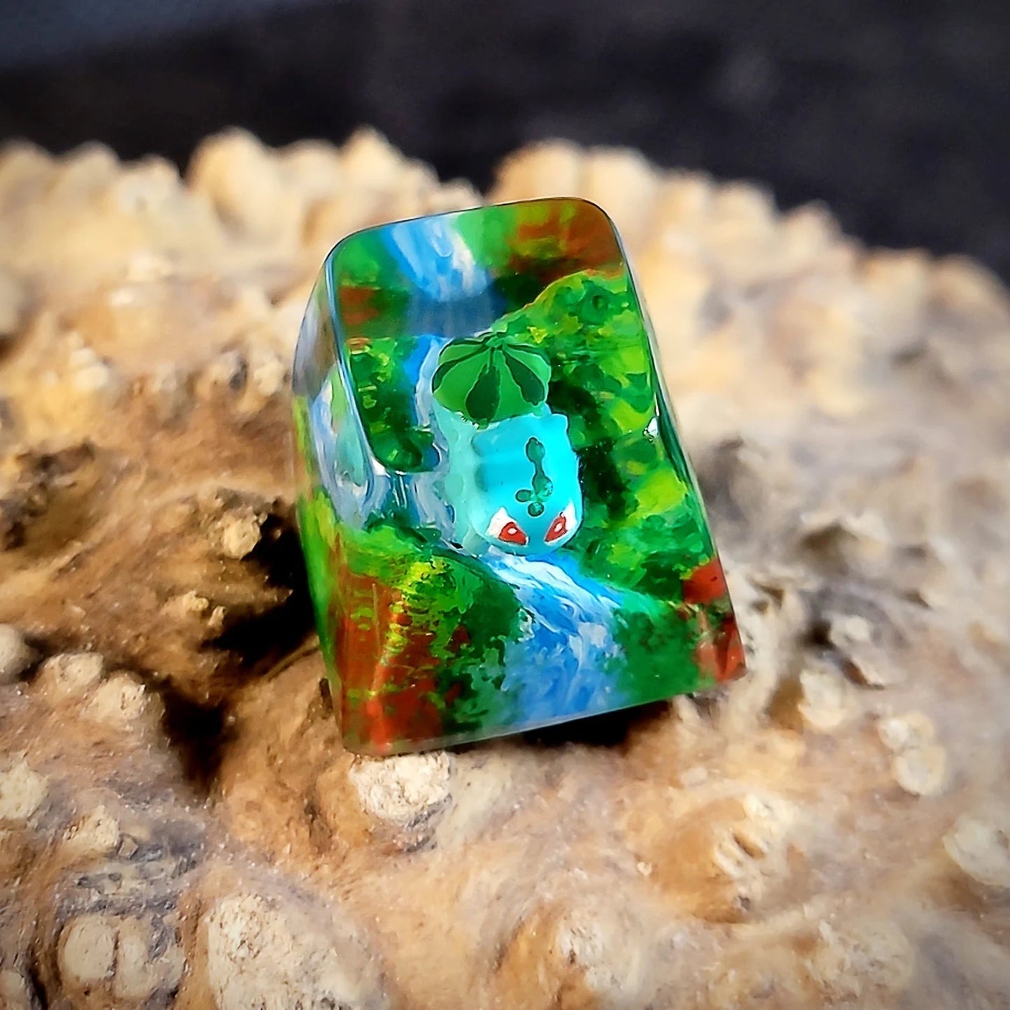 [DE] Pokemon Bulbasaur Fushigidane Artisan Keycaps