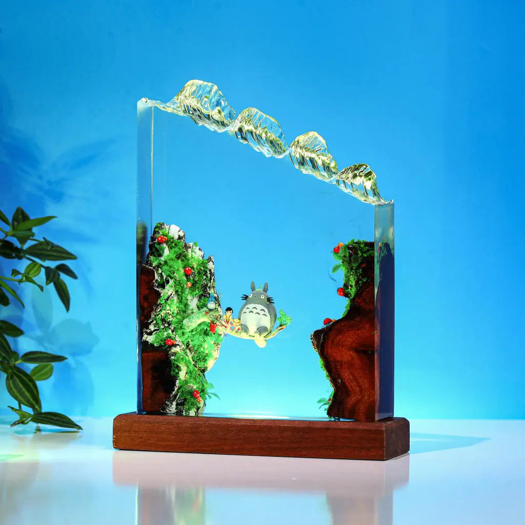 [DE] Totoro Ghibli Epoxy Resin Lamp, Night Light