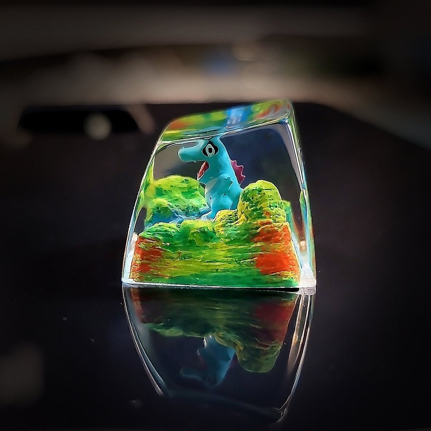 [DE] Pokemon Totodile Artisan Keycaps