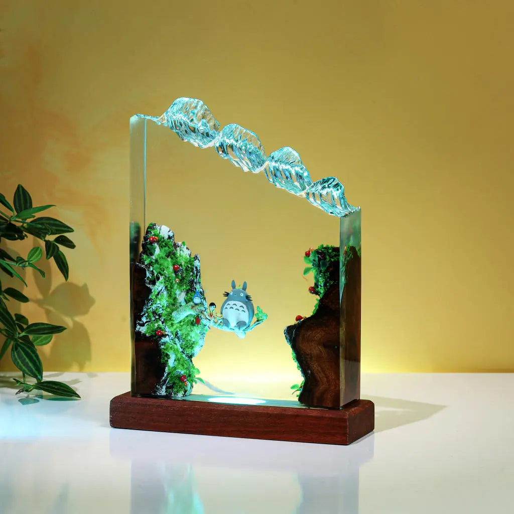 [DE] Totoro Ghibli Epoxy Resin Lamp, Night Light