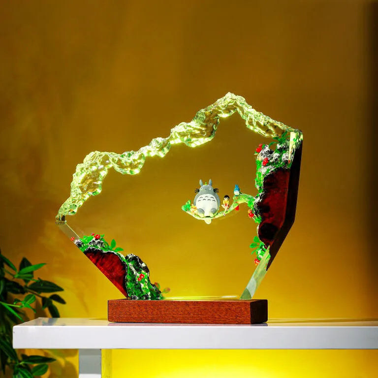 [DE] Totoro Ghibli Epoxy Resin Lamp, Night Light