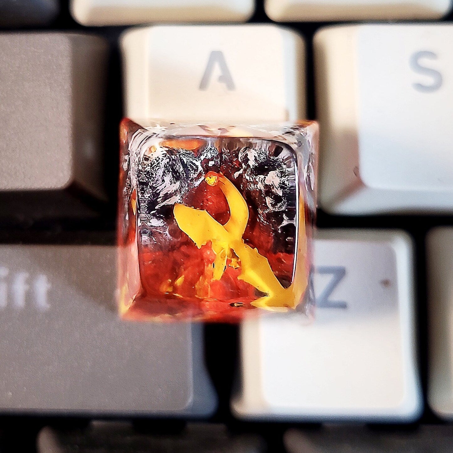 [DE] Pokemon Charizard 2.0 Artisan Keycaps