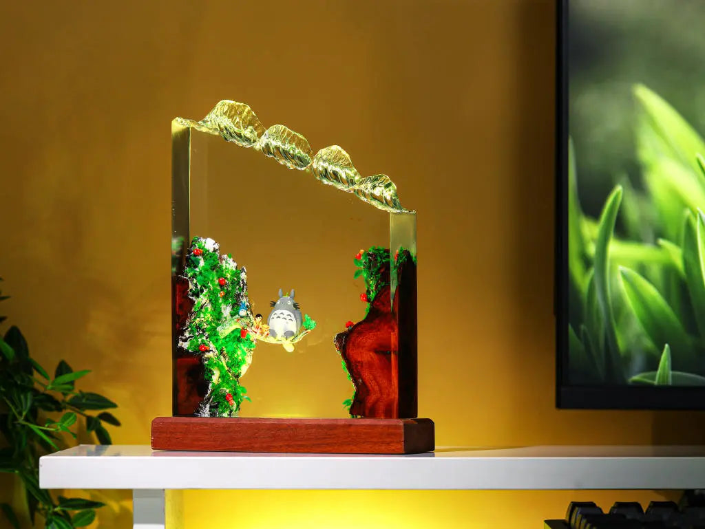 [DE] Totoro Ghibli Epoxy Resin Lamp, Night Light