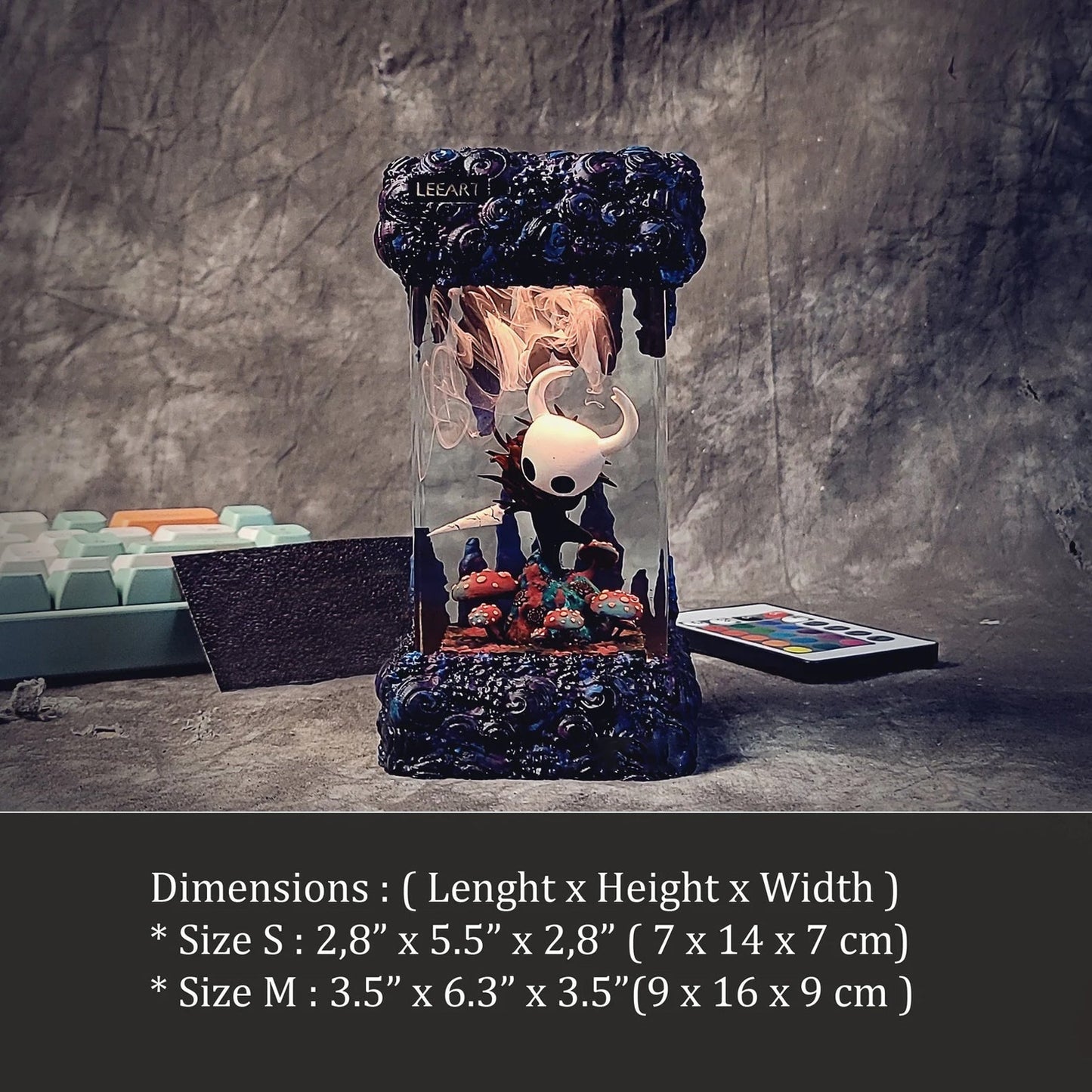 Hollow Knight Diorama Epoxy Resin Lamp - ArtFIGU